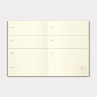TRAVELER'S COMPANY - 007 Free Diary Weekly Refill TRAVELER'S notebook (Passport Size) - KOHEZI