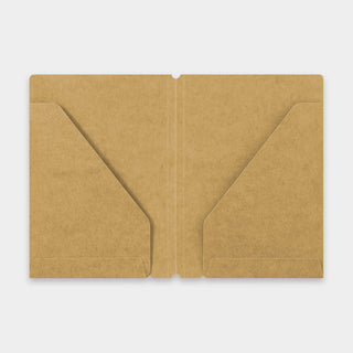 TRAVELER'S COMPANY - 010 Kraft Paper Folder TRAVELER'S notebook (Passport Size) - KOHEZI
