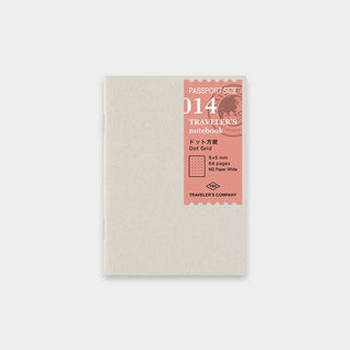 TRAVELER'S COMPANY - 014 Dot Grid Refill TRAVELER'S notebook (Passport Size) - KOHEZI