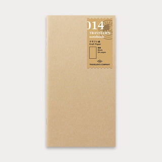 TRAVELER'S COMPANY - 014 Kraft Paper Refill TRAVELER'S notebook - KOHEZI
