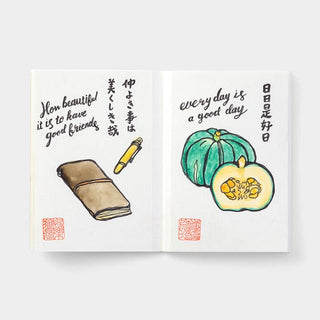 TRAVELER'S COMPANY - 015 Watercolor Paper Refill TRAVELER'S notebook (Passport Size) - KOHEZI