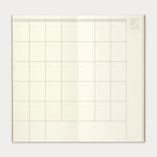 TRAVELER'S COMPANY - 017 Free Diary (Monthly Refill) TRAVELER'S notebook - KOHEZI