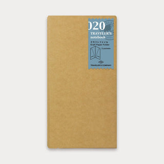 TRAVELER'S COMPANY - 020 Kraft Paper Folder TRAVELER'S notebook - KOHEZI