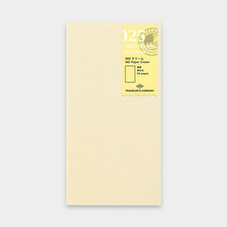 TRAVELER'S COMPANY - 025 MD Paper Cream Refill TRAVELER'S notebook - KOHEZI