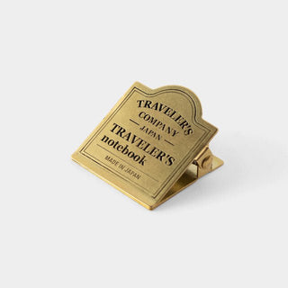 TRAVELER'S COMPANY - 030 Brass Clip TRAVELER'S notebook - KOHEZI