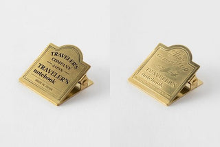 TRAVELER'S COMPANY - 030 Brass Clip TRAVELER'S notebook - KOHEZI