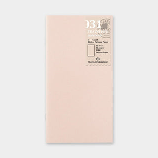 TRAVELER'S COMPANY - 031 Sticker Release Paper TRAVELER'S notebook - KOHEZI