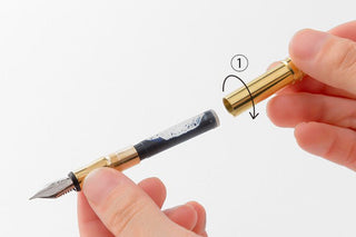 TRAVELER'S COMPANY - Fountain / Rollerball Pen Ink Cartridges (Blue Black) - KOHEZI