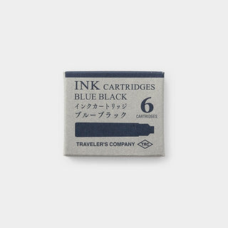 TRAVELER'S COMPANY - Fountain / Rollerball Pen Ink Cartridges (Blue Black) - KOHEZI