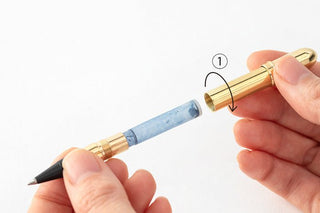 TRAVELER'S COMPANY - Fountain / Rollerball Pen Ink Cartridges (Blue Black) - KOHEZI