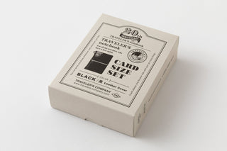 TRAVELER'S COMPANY - TRAVELER'S notebook Card Size 20th Anniversary Set (Black) - KOHEZI