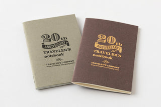 TRAVELER'S COMPANY - TRAVELER'S notebook Card Size 20th Anniversary Set (Black) - KOHEZI