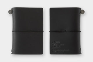 TRAVELER'S COMPANY - TRAVELER'S notebook Card Size 20th Anniversary Set (Black) - KOHEZI