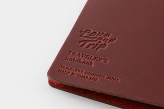 TRAVELER'S COMPANY - TRAVELER'S notebook (Love And Trip Red) - KOHEZI