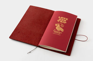 TRAVELER'S COMPANY - TRAVELER'S notebook (Love And Trip Red) - KOHEZI