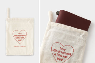 TRAVELER'S COMPANY - TRAVELER'S notebook Passport Size (Love And Trip Red) - KOHEZI