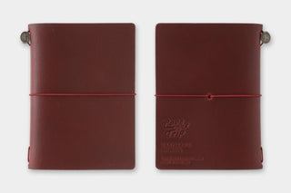 TRAVELER'S COMPANY - TRAVELER'S notebook Passport Size (Love And Trip Red) - KOHEZI