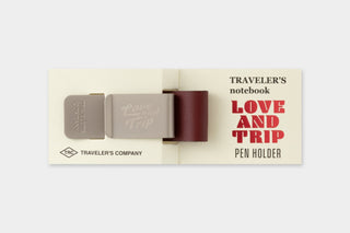 TRAVELER'S COMPANY - TRAVELER'S notebook Pen Holder (Love And Trip Red) - KOHEZI