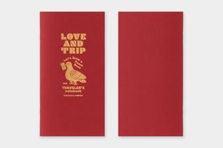 TRAVELER'S COMPANY - TRAVELER'S notebook Refill (Love And Trip Red) - KOHEZI