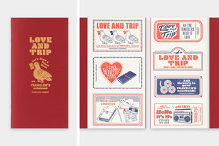 TRAVELER'S COMPANY - TRAVELER'S notebook Refill (Love And Trip Red) - KOHEZI