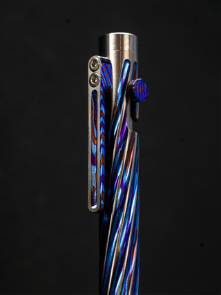 Inventery - Bolt Action Pen v.03 Twister Titanium Damascus (Special Edition)