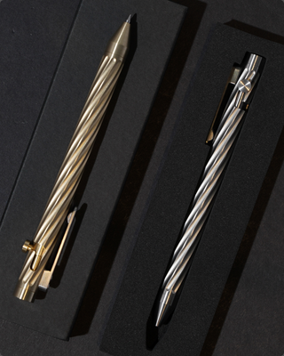Inventery - Bolt Action Pen v.03 Twister (Brass)