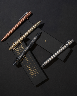 Inventery - Bolt Action Pen v.03 Twister (Brass)