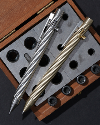 Inventery - Bolt Action Pen v.03 Twister (Brass)