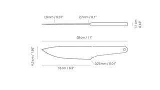 Veark - CK16 Forged Chef's Knife - KOHEZI