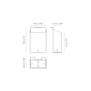 Veark - RS - C10 Rack Container (Orange) - KOHEZI