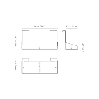 Veark - RS - S20 Rack Shelf (Orange) - KOHEZI