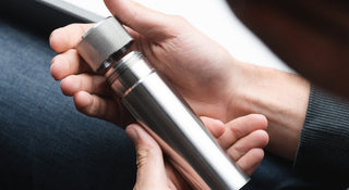 Wingback - 100ml Hip Flask (Steel) - KOHEZI