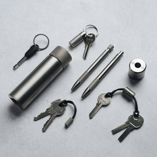 Wingback - 100ml Hip Flask (Titanium) - KOHEZI