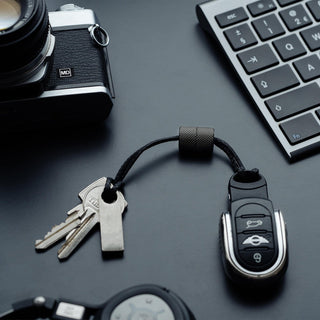 Wingback - Key Loop (Black Steel) - KOHEZI