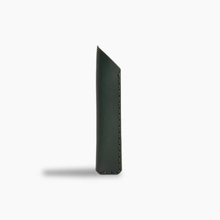 Wingback - Leather Pen/Pencil Sleeve (British Racing Green) - KOHEZI