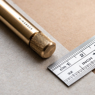 Wingback - Mechanical Pen (Brass) - KOHEZI