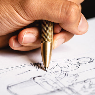 Wingback - Mechanical Pen (Brass) - KOHEZI