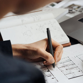 Wingback - Mechanical Pencil (Black Steel) - KOHEZI