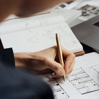 Wingback - Mechanical Pencil (Brass) - KOHEZI