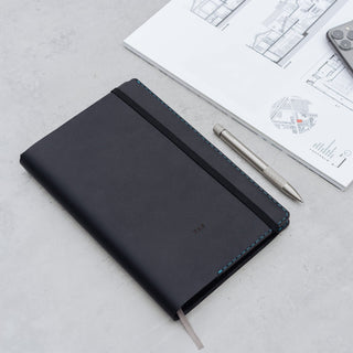 Wingback - Refillable Notebook (Charcoal) - KOHEZI