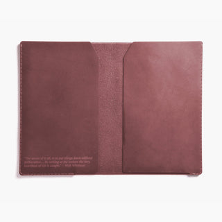 Wingback - Refillable Notebook (Chestnut) - KOHEZI