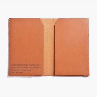 Wingback - Refillable Notebook (Whisky) - KOHEZI