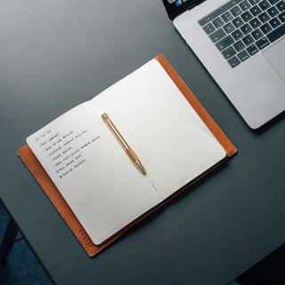 Wingback - Refillable Notebook (Whisky) - KOHEZI