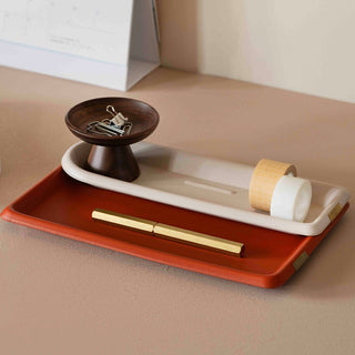 YSTUDIO - Classic Reflect Eco Leather Tray (L/S) - KOHEZI