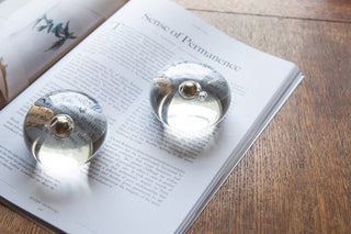 YSTUDIO - Classic Renaissance Glass Paperweight (Dew Glow) - KOHEZI