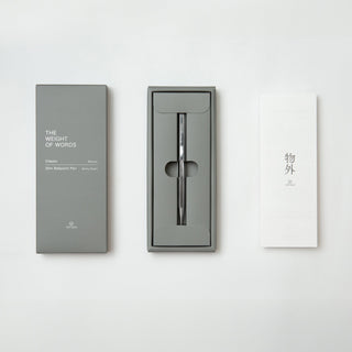 YSTUDIO - Classic Revolve Ballpoint Pen Slim (Shiny Silver) - KOHEZI