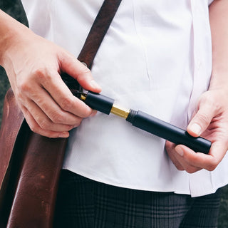 YSTUDIO - Classic Revolve Portable Fountain Pen (Brass) - KOHEZI