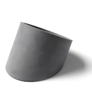 22STUDIO - 4th Dimension Table Clock (Silver/Dark Grey) - KOHEZI