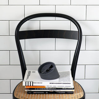 22STUDIO - 4th Dimension Table Clock (Silver/Dark Grey) - KOHEZI