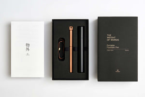 Ystudio - Classic Revolve Portable Fountain Pen (Black)-KOHEZI